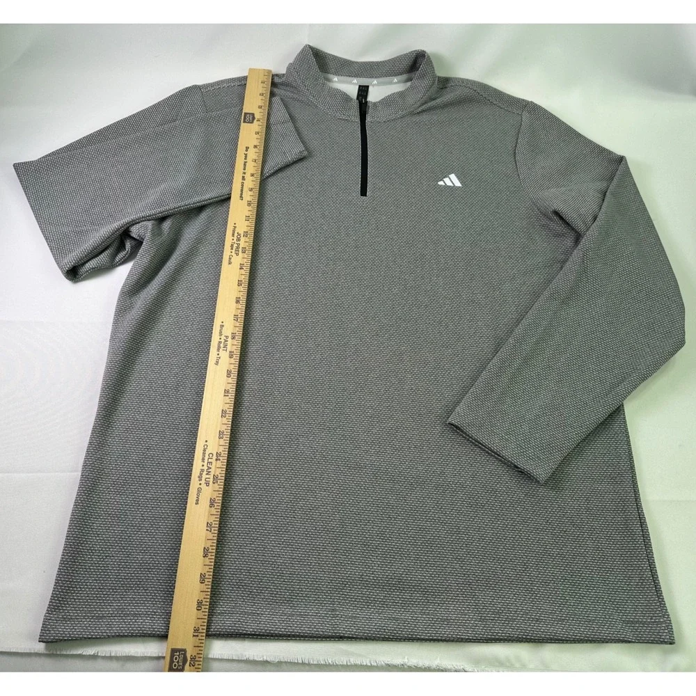 NWT Adidas Men's 2XL Microdot 1/4 Zip‎ Golf Pullover MSRP $65 ADVR0883